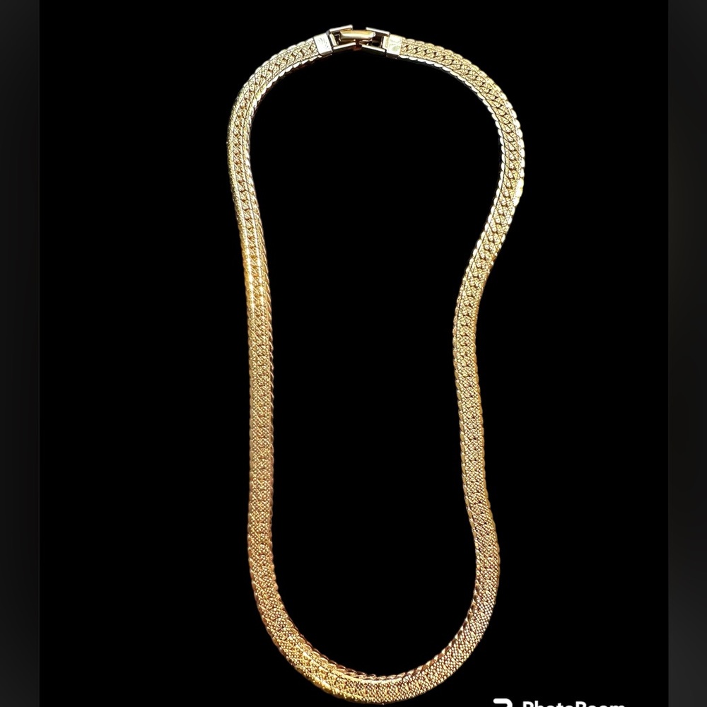 Vintage Napier gold tone necklace